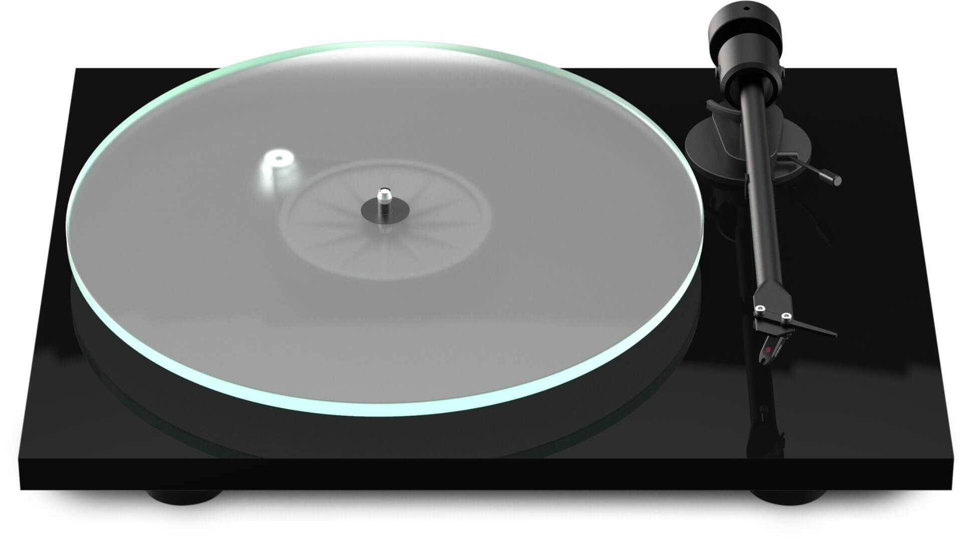 Système solaire minimaliste platine feutrine 12 LP tourne-disque