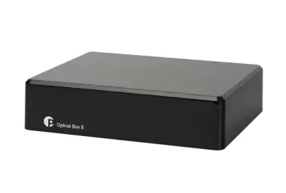 Préampli PROJECT OPTICAL BOX E Phono sortie digitale optique preamplificateur tourne-disque hifi MM impedance fixe black noir blanc