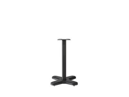 MONITOR AUDIO st2 STAND pied pour enceintes bibliotheque sur pointes métal extrudé aluminium passage cable plaque acier finition laque noir blanc